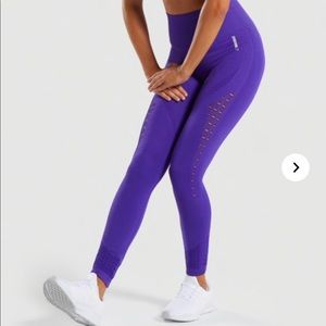 Gymshark Energy+ Seamless Leggings-Indigo, Med.